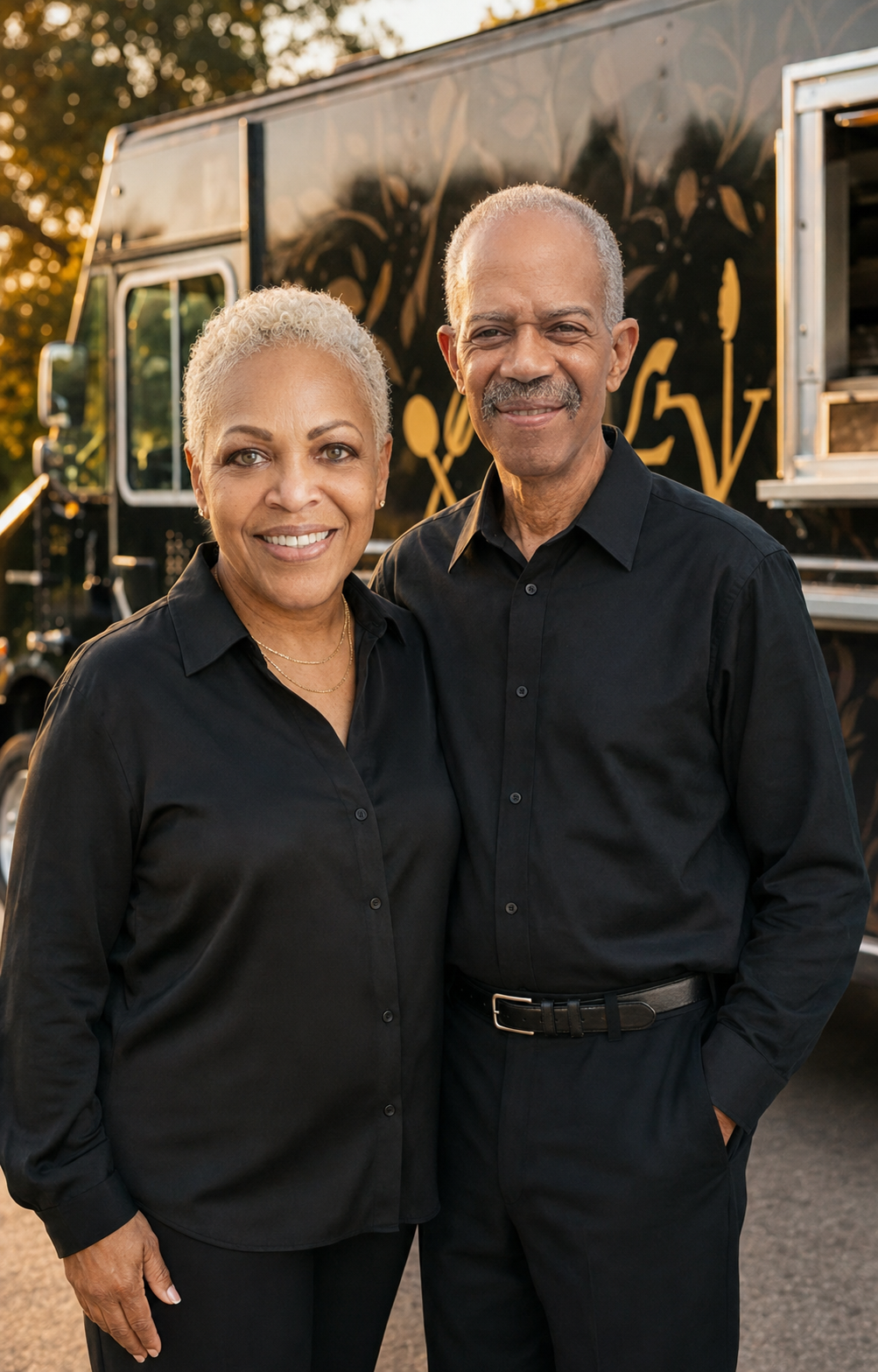 Lynn & Valerie Ross, the owners of L & V Catering, the family behind A Little Taste of Heaven